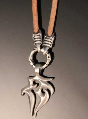 bico必酷雄鹿欧美牛皮绳金属吊坠