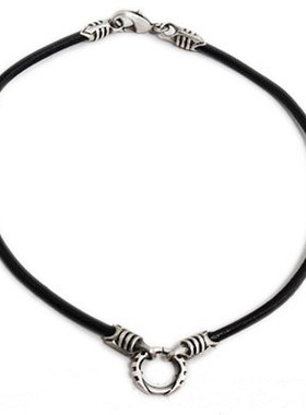 代购bico必酷正品带扣男黑皮绳