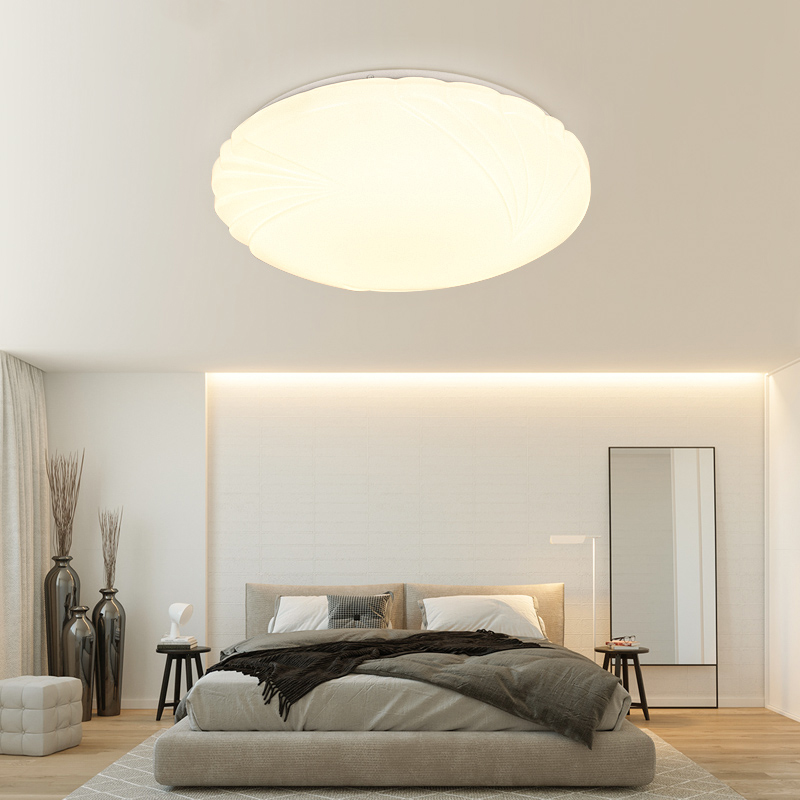 极简LED吸顶灯卧室灯简约现代超薄圆形工程阳台灯过道灯具衣帽间 - 图1
