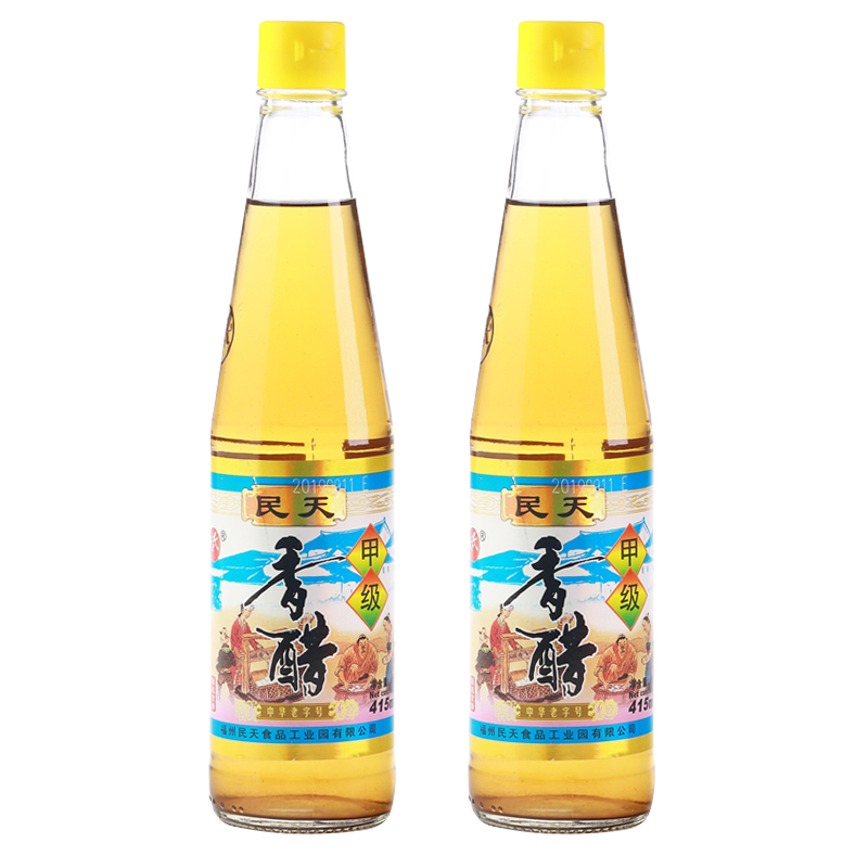 中华老字号_民天甲级香醋415ml*2瓶装福建调味品老陈醋黄醋饺子醋 - 图3