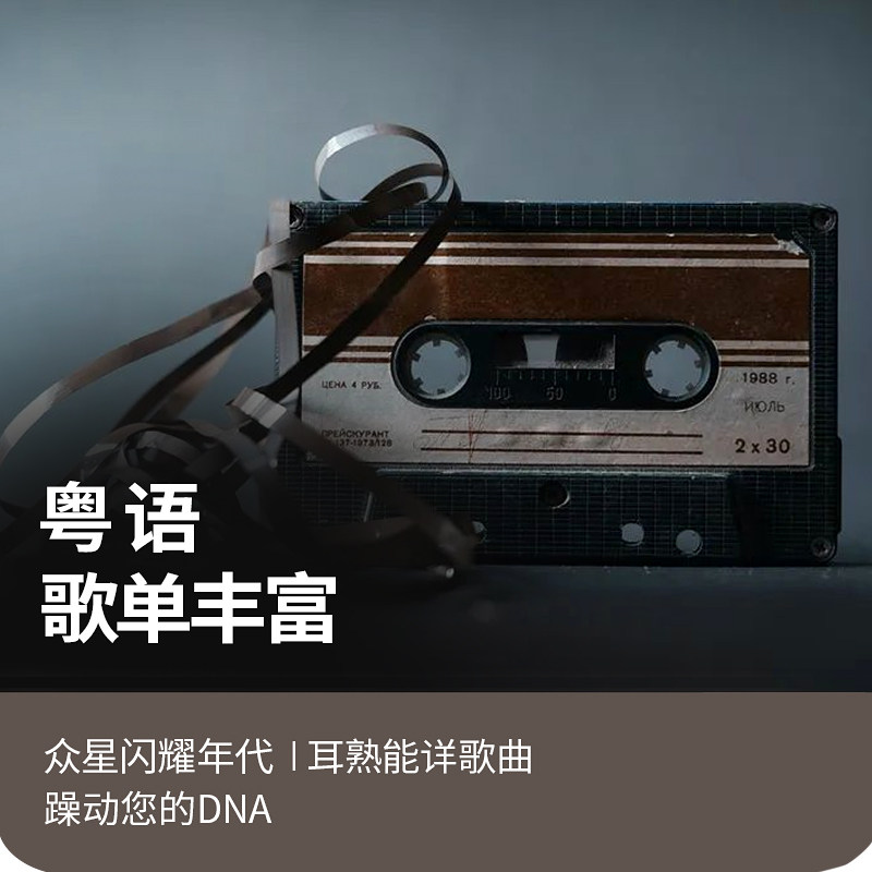 经典粤语歌曲老歌合集香港流行歌MP3音乐无损高品质音质音源下载
