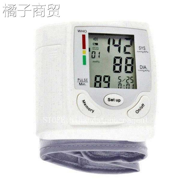 2015 automatic digital wrist cuff blood pressure monitor arm-图1