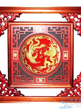 厦门漆线雕双龙戏珠结婚礼物定制