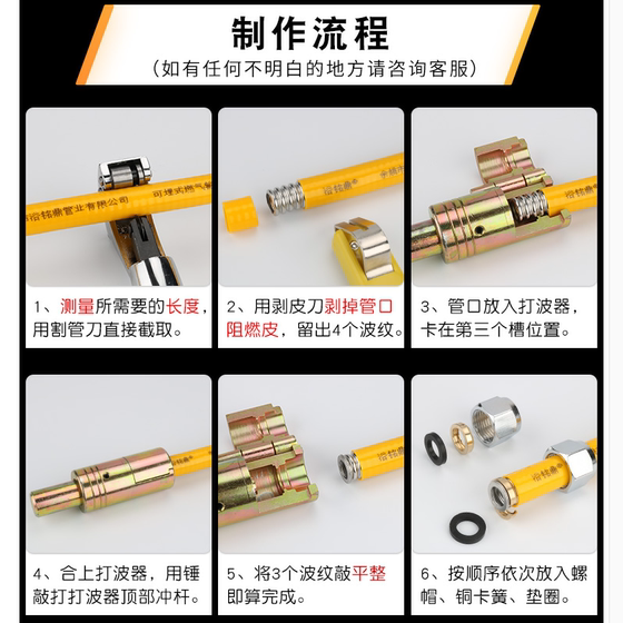 Stainless steel nut 4 points special natural gas accessories