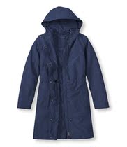 LL Bean female medium long version with cap windcoat jacket warm in -26 degrees TA287447 US straight mail
