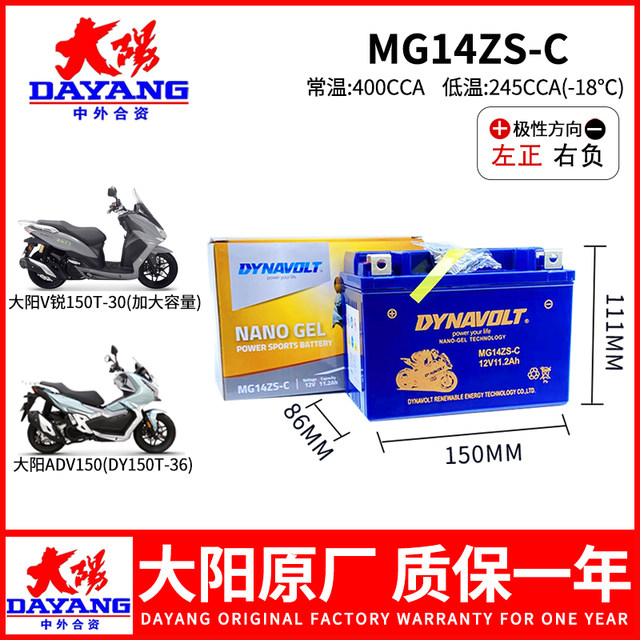 Dayang original ADV150 load battery lion original