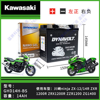 Kawasaki Six-Eyed Demon ZZR1400 ZX-14R ZX-12R GTR1400 ZZR1200 C650 ຫມໍ້ໄຟ