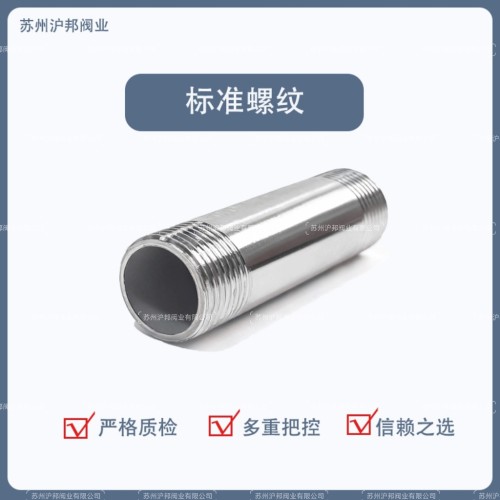 304不锈钢4分6分水管加长双外丝150长直接延长管直接直通对丝管丝 - 图0