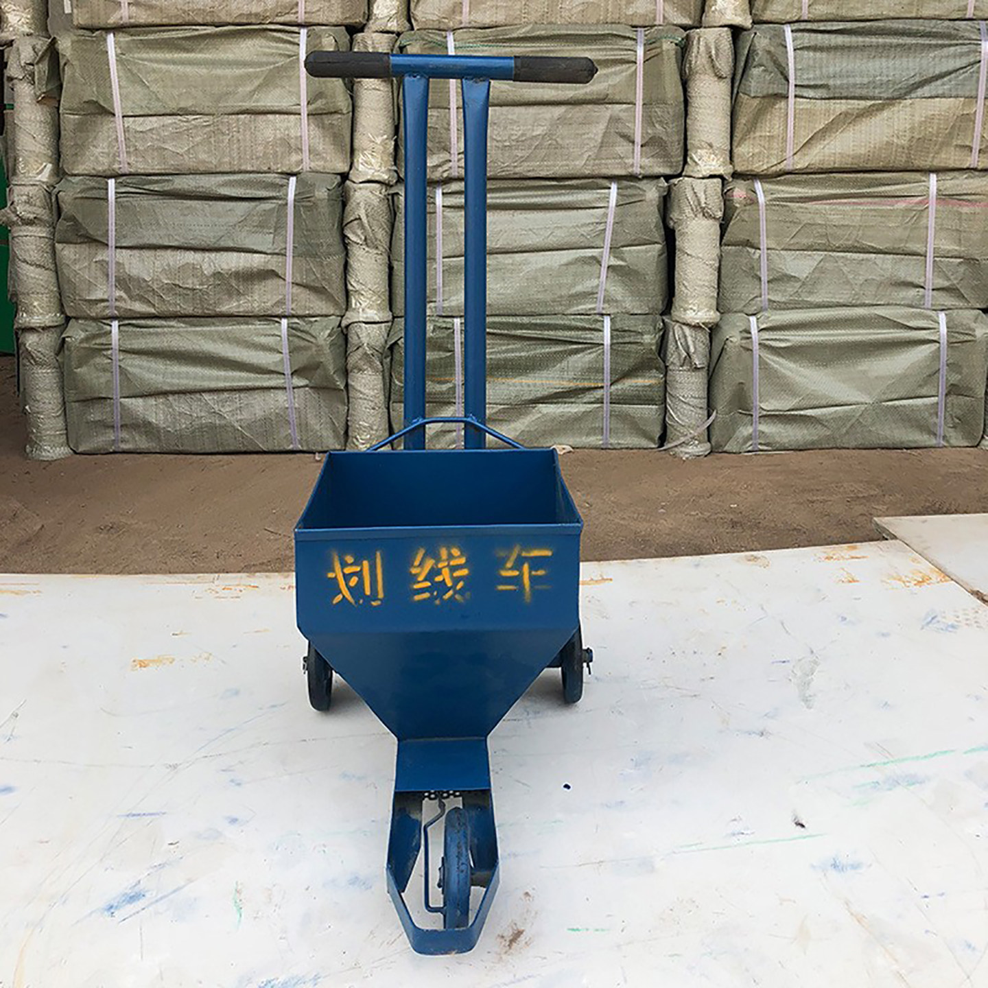 划线车田径操场石灰粉划线器跑道画线器足球场地学校简单道路铺设