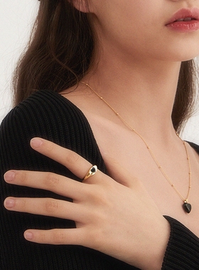 noonoofingers简约爱心印记戒指