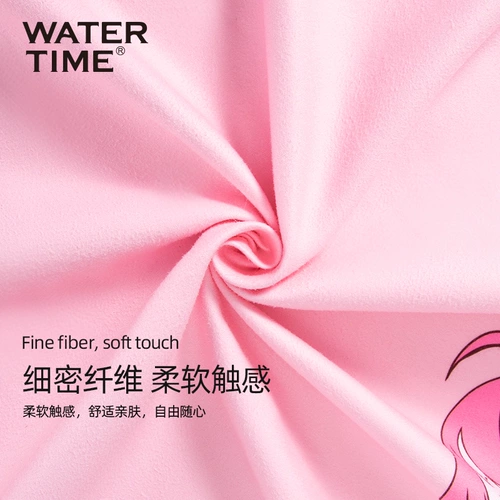 Детский банный халат подходит для мужчин и женщин, спортивный плащ, быстросохнущее пляжное банное полотенце для плавания, хорошо впитывает воду