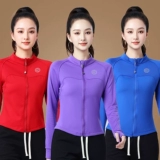 Флисовая демисезонная спортивная быстросохнущая куртка для спортзала с молнией, для бега, облегающий крой, осенний сезон