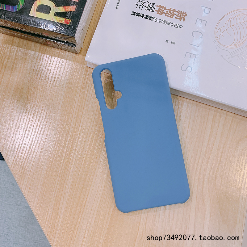 适用华为荣耀20s手机壳Honor20Pro液态硅胶Nova6纯色5T防摔5i Pro - 图1