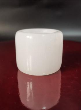 天然男士款汉白玉石大气扳指正品