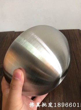 餐具双层隔热不锈钢僧人吃饭钵碗