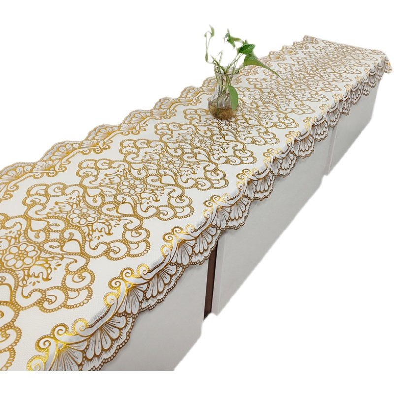 欧式电视柜桌布长形鞋柜台布防水pvc塑料床头柜餐边柜美甲桌盖布,淘宝优惠券,粉丝福利购,淘宝优惠卷