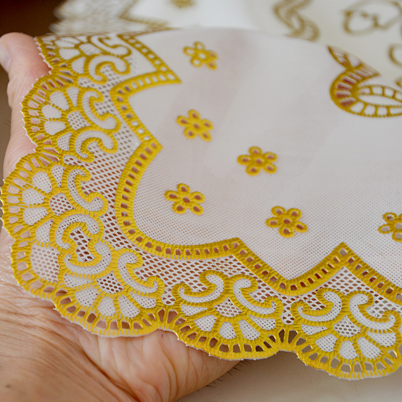 床头柜盖布pvc防水防尘免洗塑料蕾丝餐桌垫方形角柜茶几隔热垫子,淘宝优惠券,粉丝福利购,淘宝优惠卷