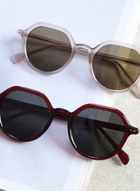 LY2453新款复古韩系尼龙镜片太阳眼镜潮男女网红素颜街拍板材墨镜