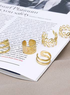 Earrings without ear holes, five pcs set无耳洞耳骨夹五件套