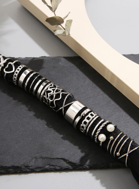 22 piece ring set开口多关节戒指22件套爱心戒指女小众蝴蝶戒指
