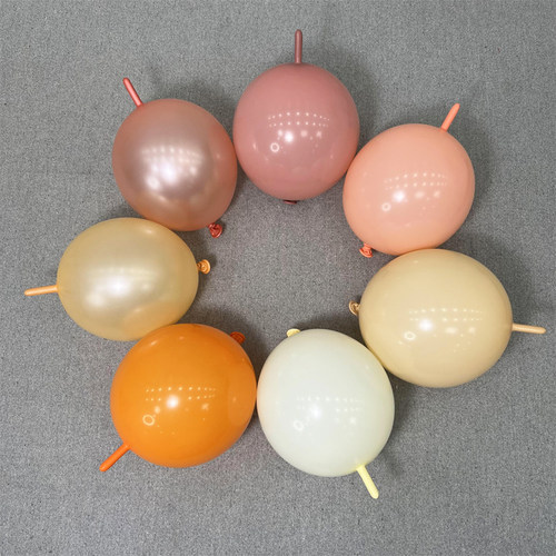 风车气球12寸尾巴球 马卡龙粉石榴红酒红浅蓝紫橙黄牛油果绿白色 - 图2