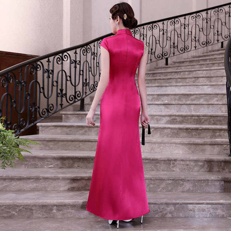 多丽琦改良旗袍女复古长款连衣裙 多丽琦服饰旗袍