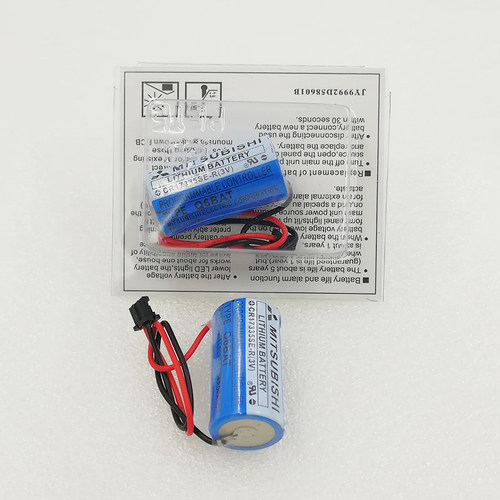 全新原装MITSUBISHI三菱CR-17335SE-R/3V锂电池Q6BAT PLC工控电池 - 图1