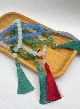 绕指柔手持 超值火爆!琉璃手串10mm同款汉服把件复古风配饰