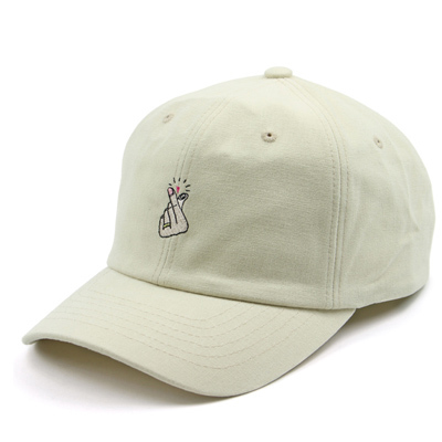 韩国代购潮牌Flipper鸭舌帽手势男女情侣粉色明星同款ins棒球帽子