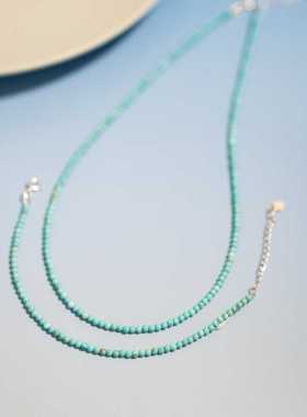 文艺原矿南红简约国风天然锁骨链