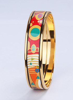 生命之树画珐琅手镯女