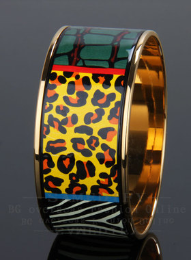 非洲风情画珐琅手镯女