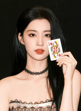 小众设计王楚然同款黑色蕾丝项链