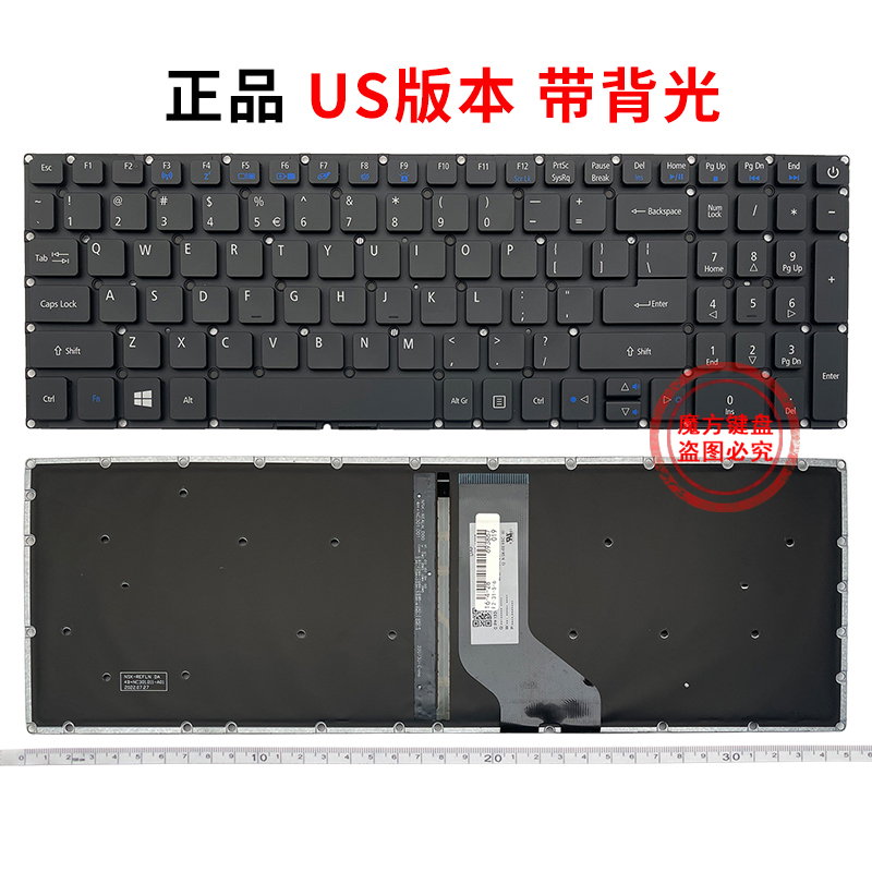 全新acer宏碁 Aspire 5 A515-51G V5-591G F5-572 F5-572G键盘V3- - 图2