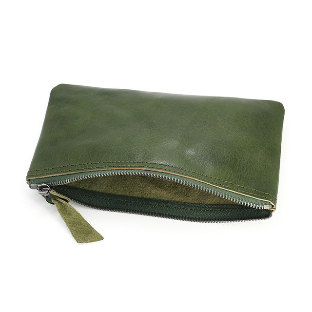 Vegetable tanned cowhide wrinkled retro style storage bag coin bag