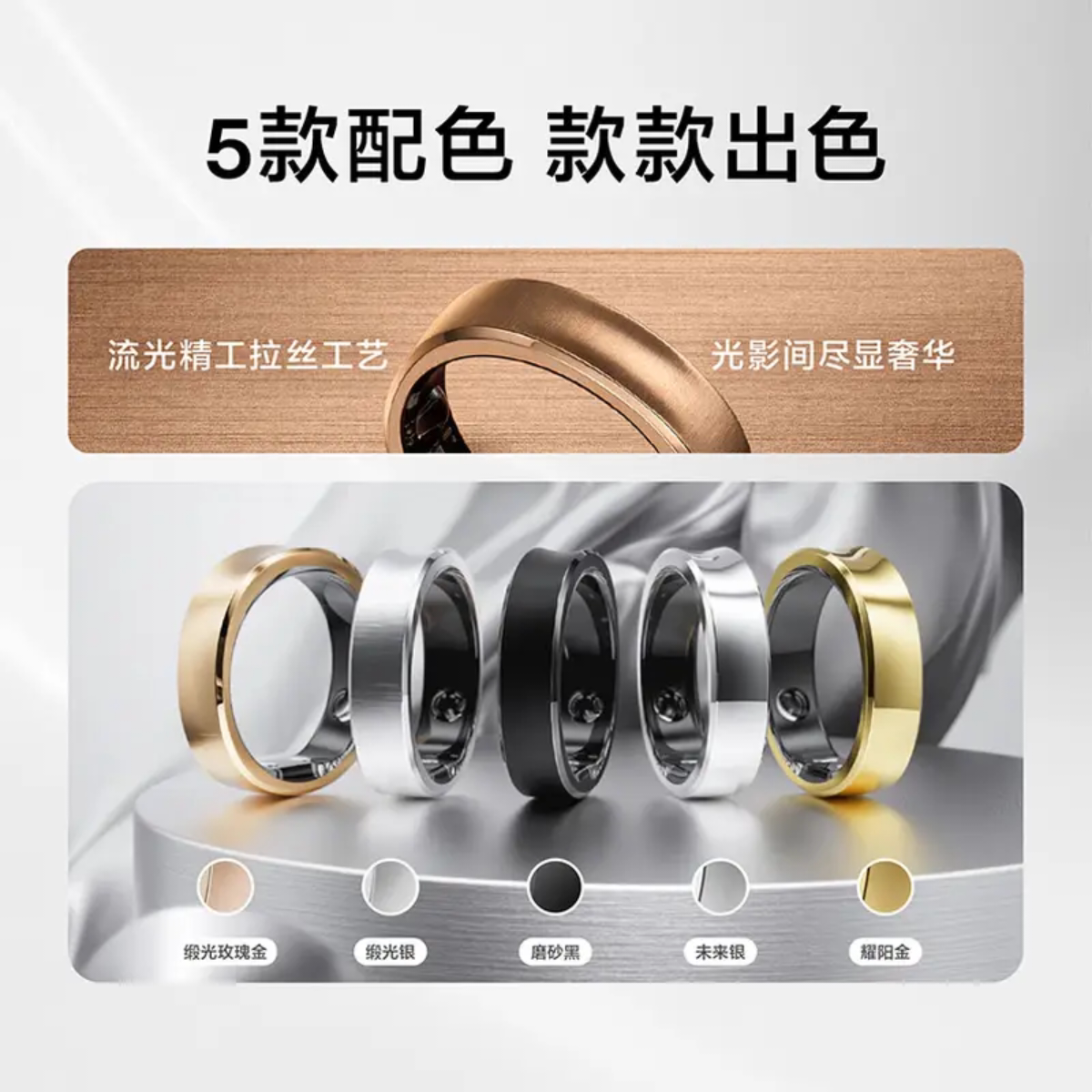 RingConnGen3 smart ring heart rate sleep