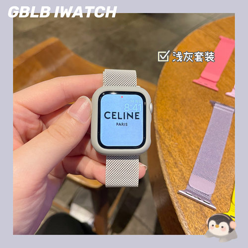 适用苹果手表表带磁吸金属米兰applewatchS11987男女iwatchSE46潮 - 图3