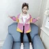 Thời trang thu đông 2019 cho bé gái mặc áo dài trẻ em nước ngoài cho bé gái lớn bé mùa xuân và mùa thu Hàn Quốc - Áo khoác quần áo trẻ em cao cấp Áo khoác