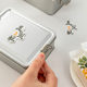 Buckle tin box mini cookie pineapple cake snowflake cake dessert sealed storage empty round gift box empty