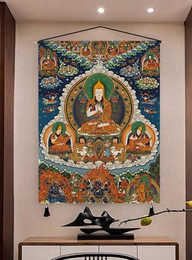唐卡装饰画虚空藏菩萨佛像玄关