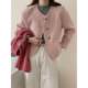 2025 Xiaoxiangfeng Double-sided Cashmere Coat Women's Short Style Korean Style Round Neck Woolen Coat Versatile New Style