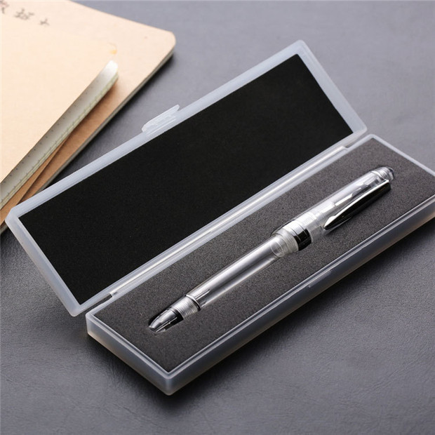 Transparent demonstration ink pen for students to write in business style