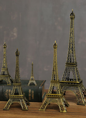 巴黎风情铁塔装饰摆件埃
