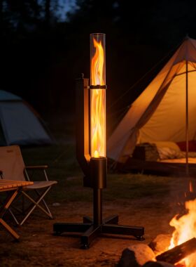 Heating stove燃木火箭炉火箭筒取暖炉户外露营冬季颗粒炉取暖炉