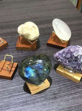 水晶原石矿物晶体标本底