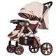 Xe đẩy Wangbaby gấp hai chiều phong cảnh có thể ngồi ngả xe đẩy nhẹ xe đẩy em bé - Xe đẩy / Đi bộ xe tròn tập đi Xe đẩy / Đi bộ