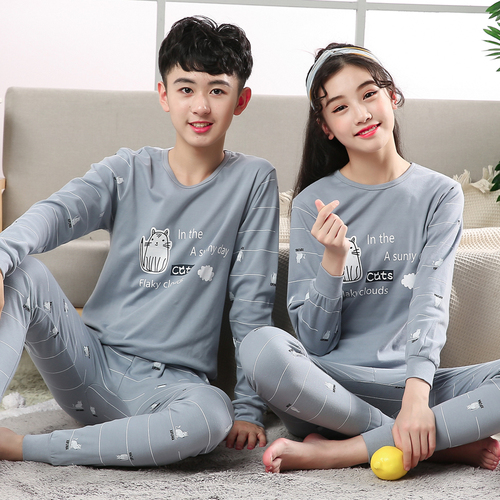 青少年保暖内衣套装纯棉毛衫男女儿童大童秋衣秋裤初中学生青年冬 青少年保暖内衣套装纯棉毛衫男女儿童大童秋衣秋裤初中学生青年冬