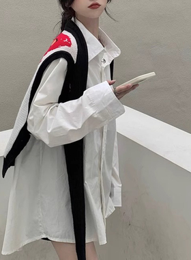 春夏秋撞色韩版女百搭披肩