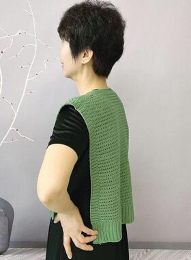 EWANIAN四季套头韩版女镂空披肩