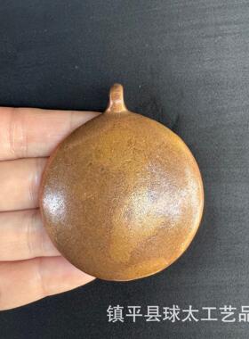 复古手工老九宫腰牌八卦牌吐宝鼠九宫八卦牌本命年随身吊坠侧挂